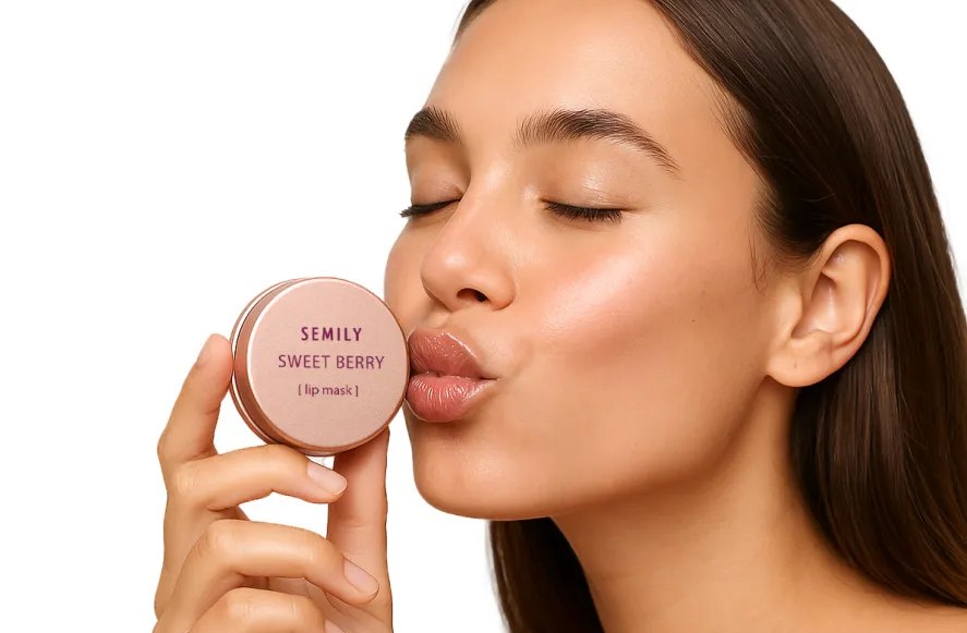 Маска-бальзам для губ с ягодами