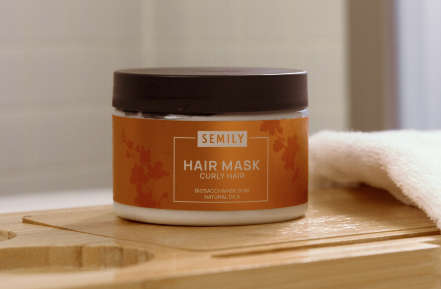 Профессиональная маска для кудрявых волос