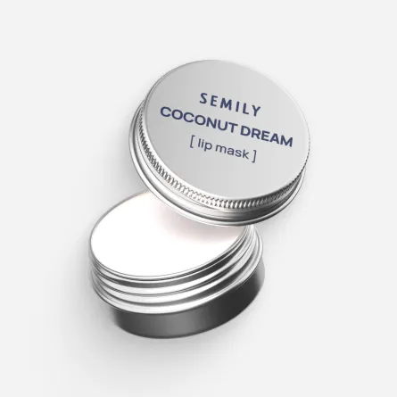 Маска-бальзам для губ с кокосом