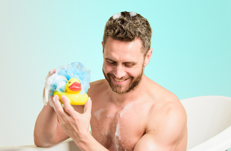 Освежающий мужской шампунь-гель для душа